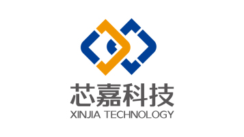 沈阳芯嘉科技有限公司现代科技类logo设计