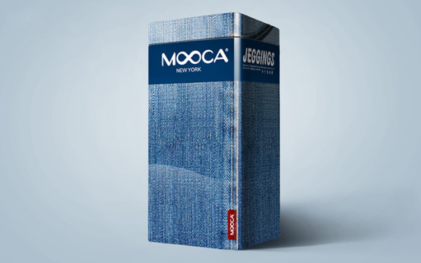 mooca牛仔褲塑形褲包裝設計