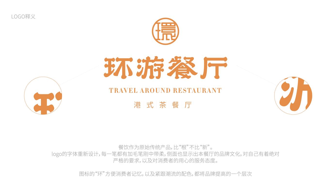 環游餐廳(茶餐廳)logo設計圖5