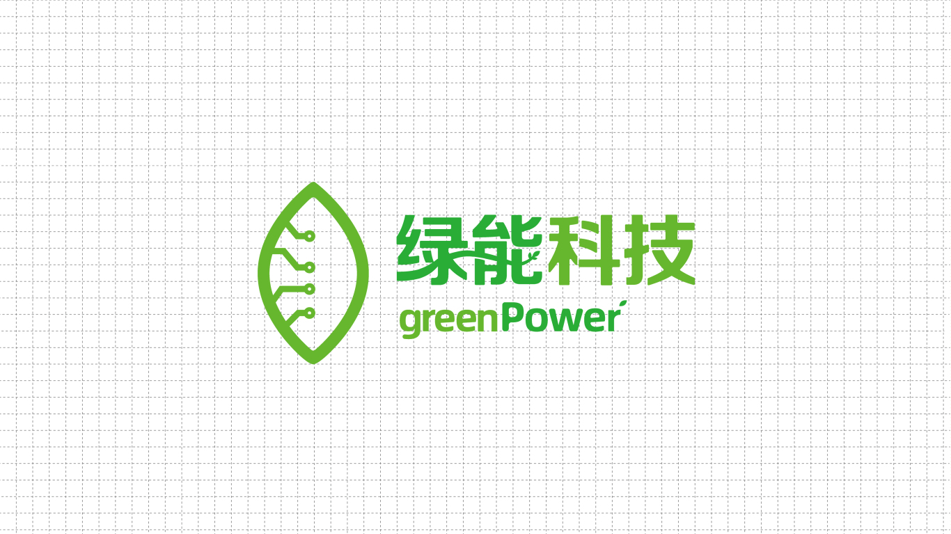 logo设计-绿能科技 VI品牌图0