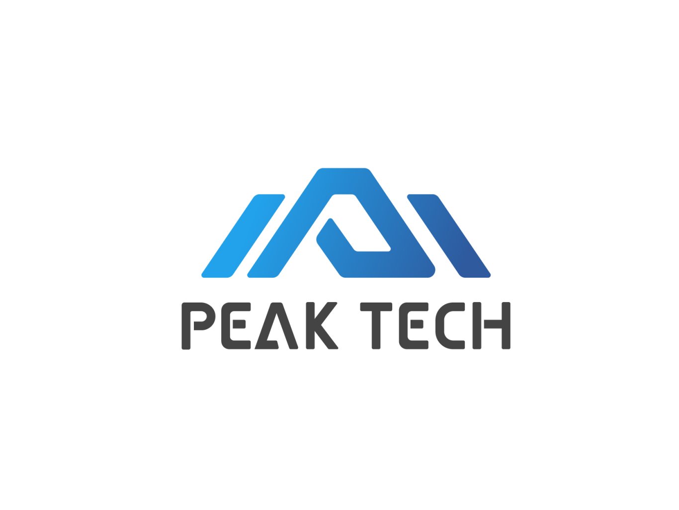 peak tech科技logo设计图1