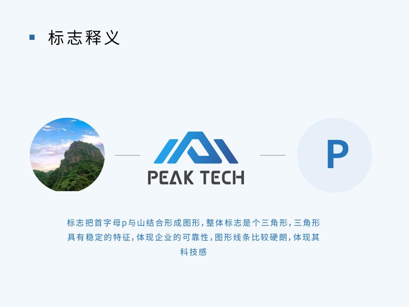 peak tech科技logo设计图3