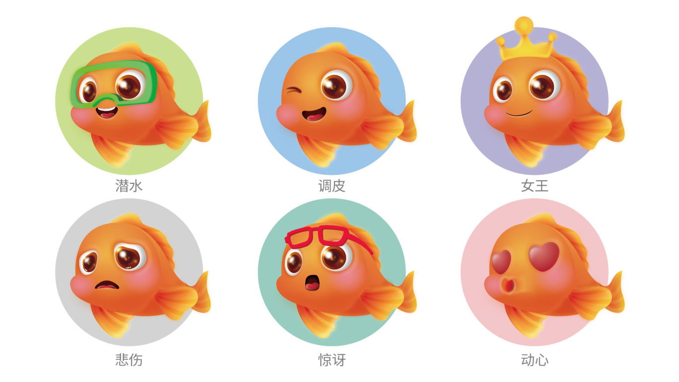 小魚吉祥物設計圖5