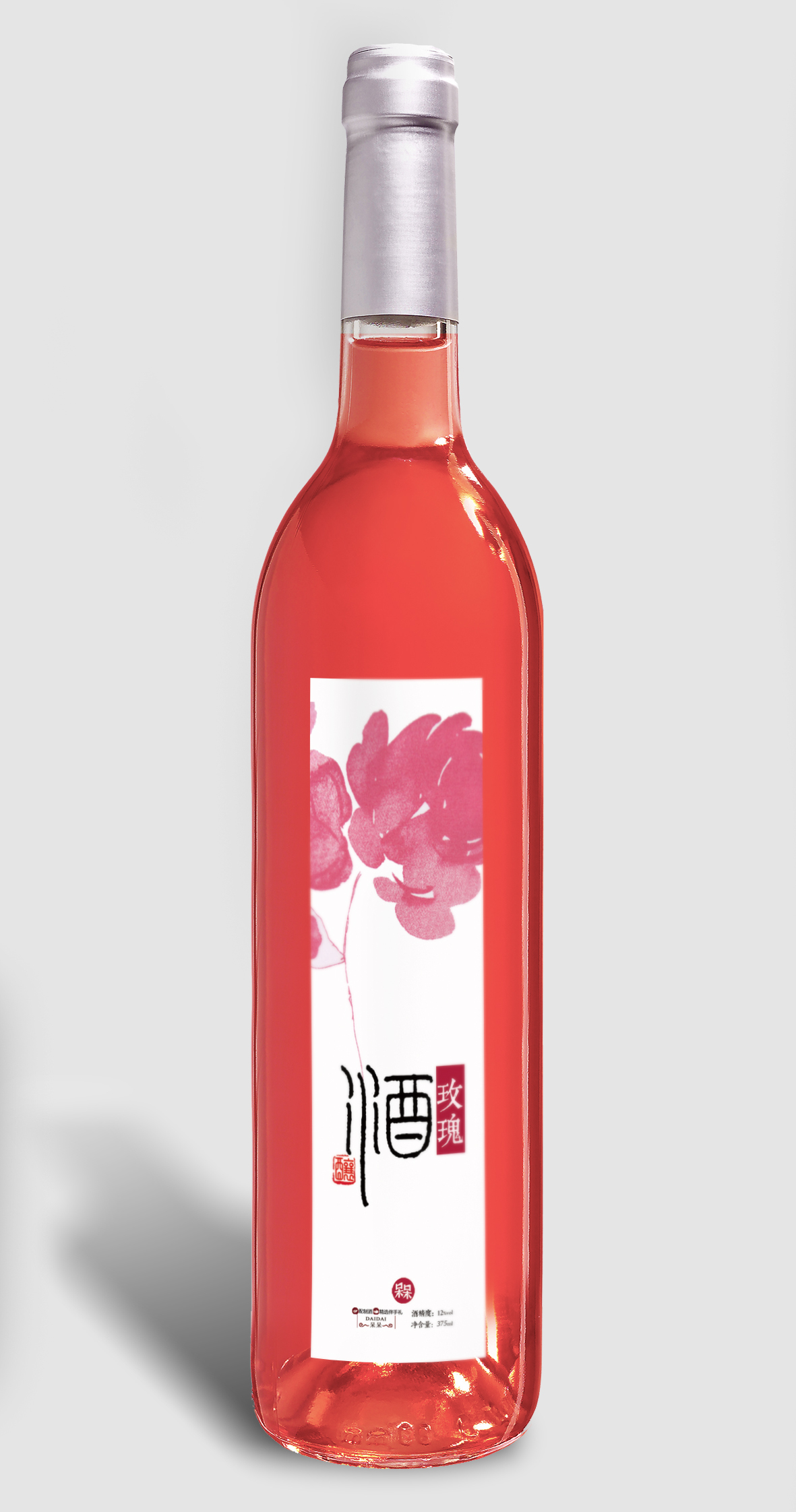 桃花酒玫瑰酒青梅酒系列包裝圖3