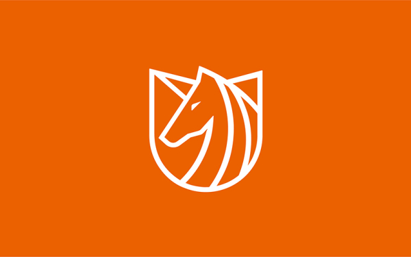 独⻆兽创业孵化器品牌logo设计