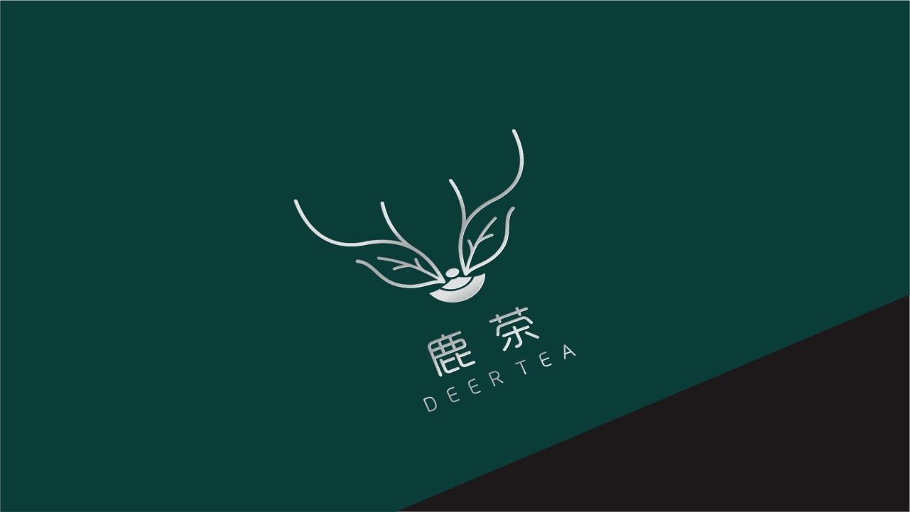 茶叶品牌logo设计（鹿茶）图5
