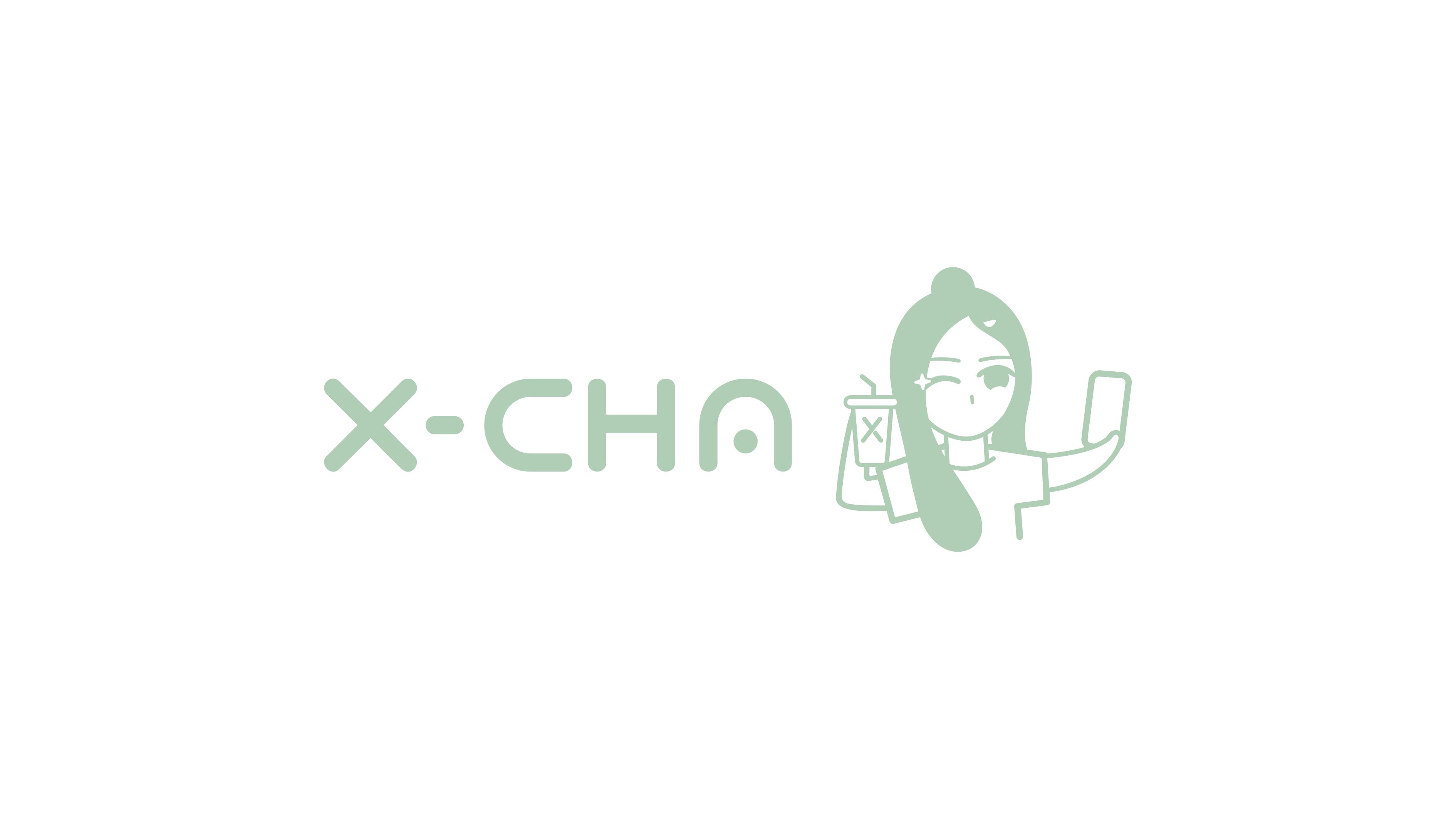 X-CHA飲品LOGO設計