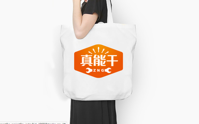 真能干品牌logo设计