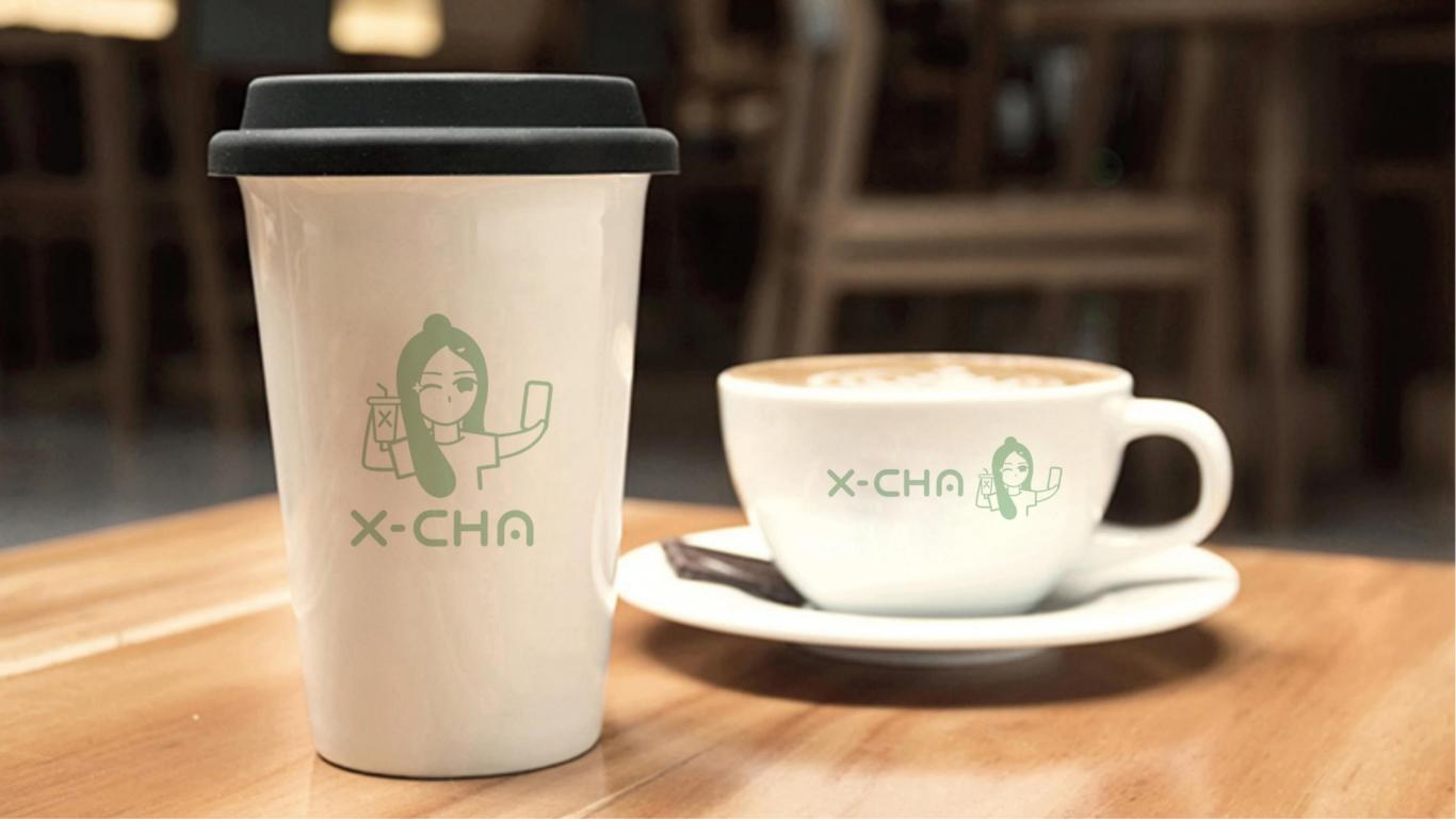 X-CHA饮品LOGO设计中标图4