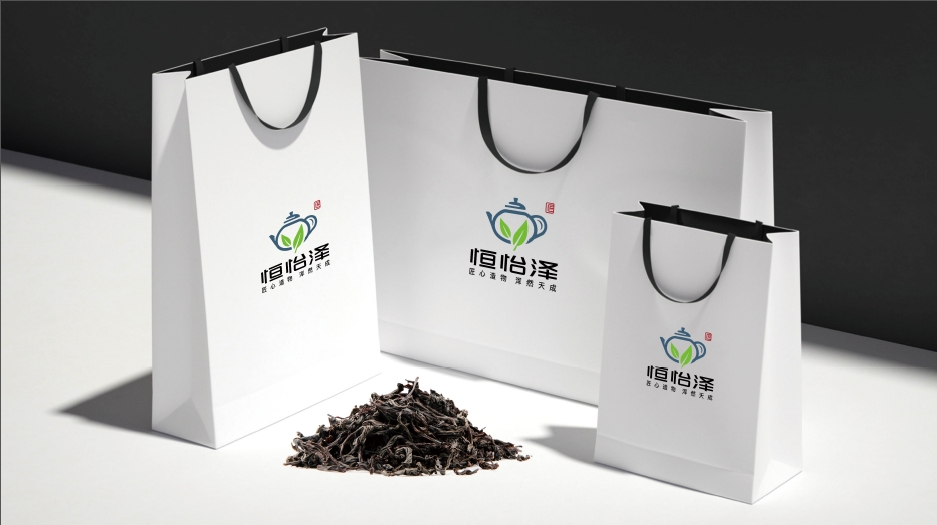 恒怡泽茶文化品牌LOGO设计中标图2