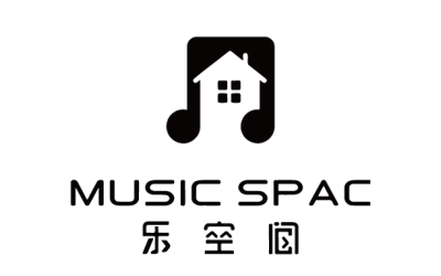 音乐机构乐空间logo设计