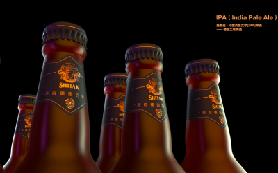 SHITAK啤酒｜包裝設計、瓶貼設計