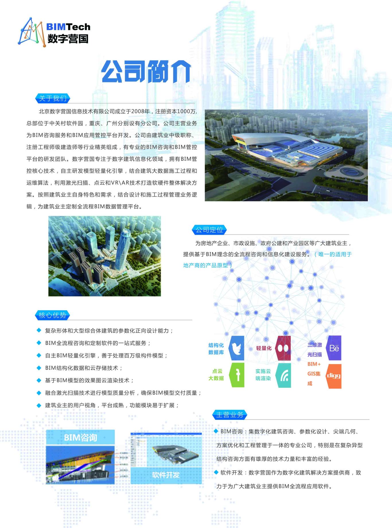 北京数字营国项目宣传单设计图1