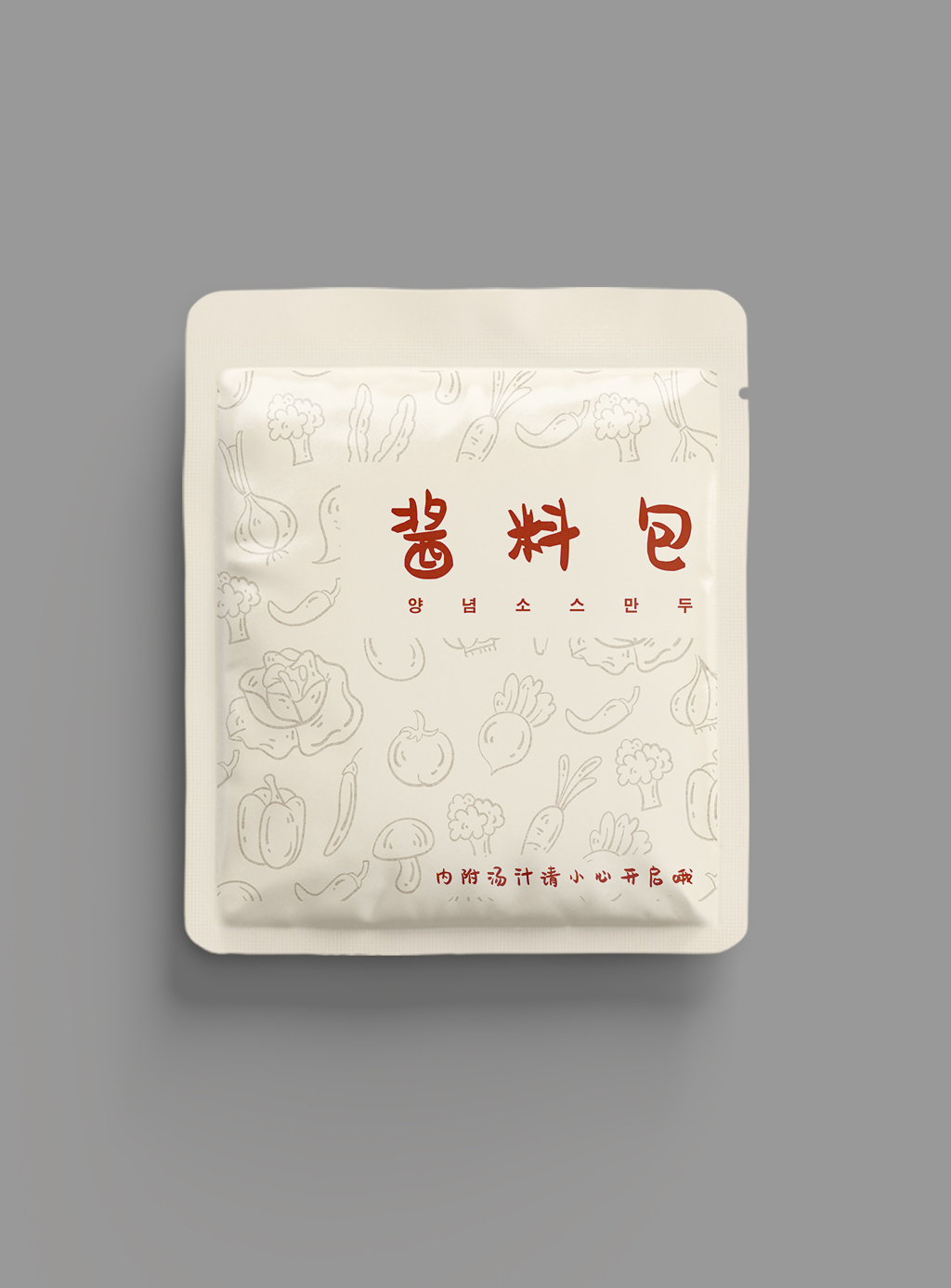 韩国泡菜酱料内外包装设计图2