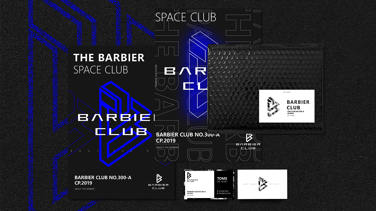 BARBIER CLUB-夜店品牌形象设计图15