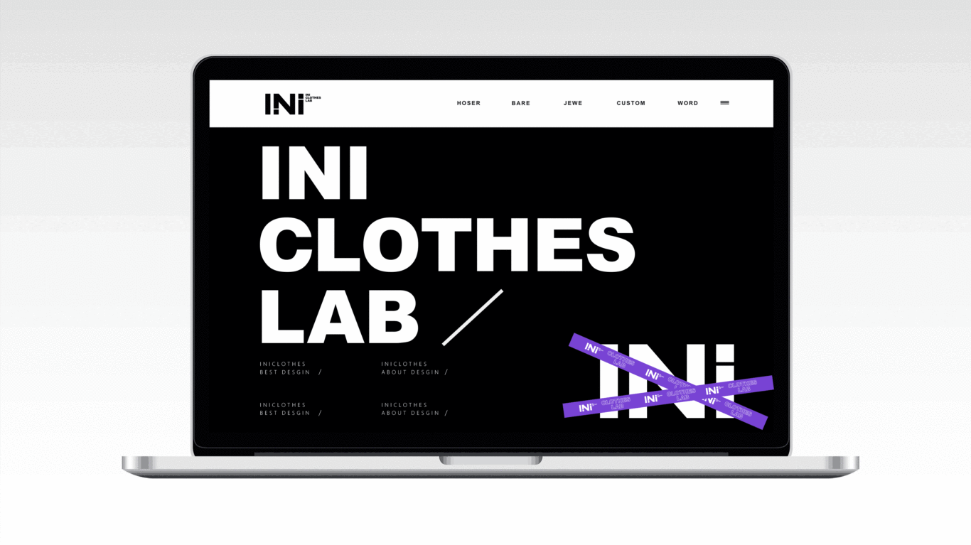 INI CLOTHES LAB-服装品牌形象设计图15