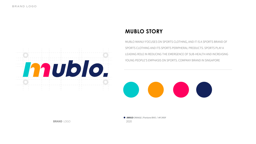 MUBLO-运动服装品牌形象设计图2