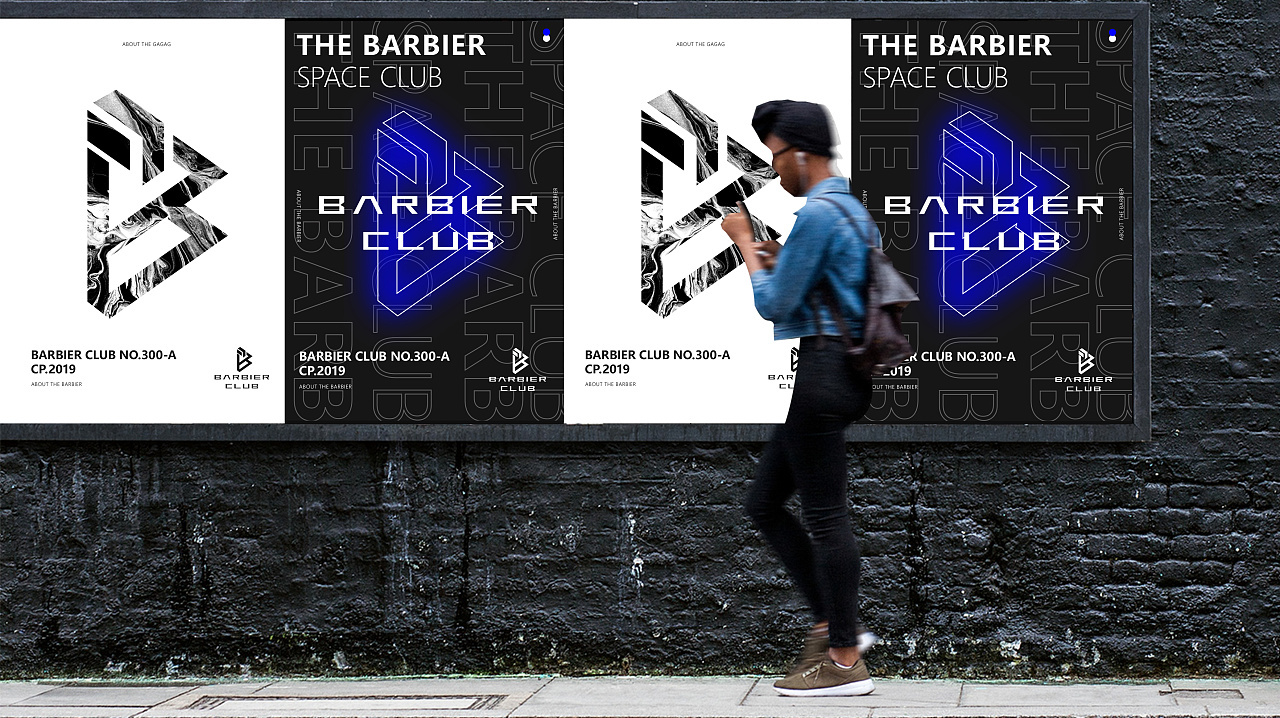 BARBIER CLUB-夜店品牌形象设计图14