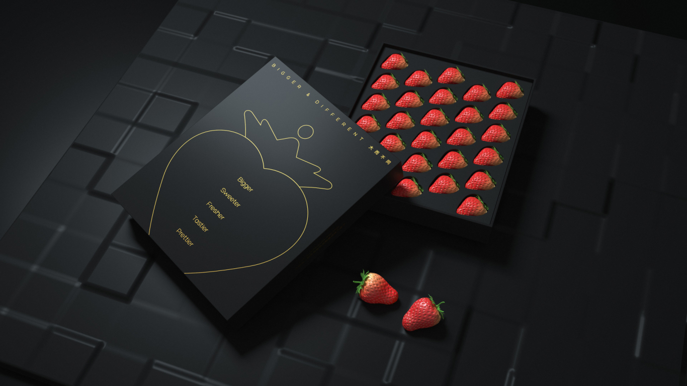 imeimax-网红草莓品牌及包装设计图19