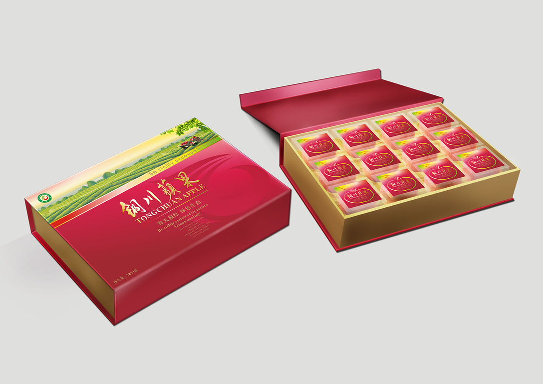 铜川苹果礼盒包装设计图1