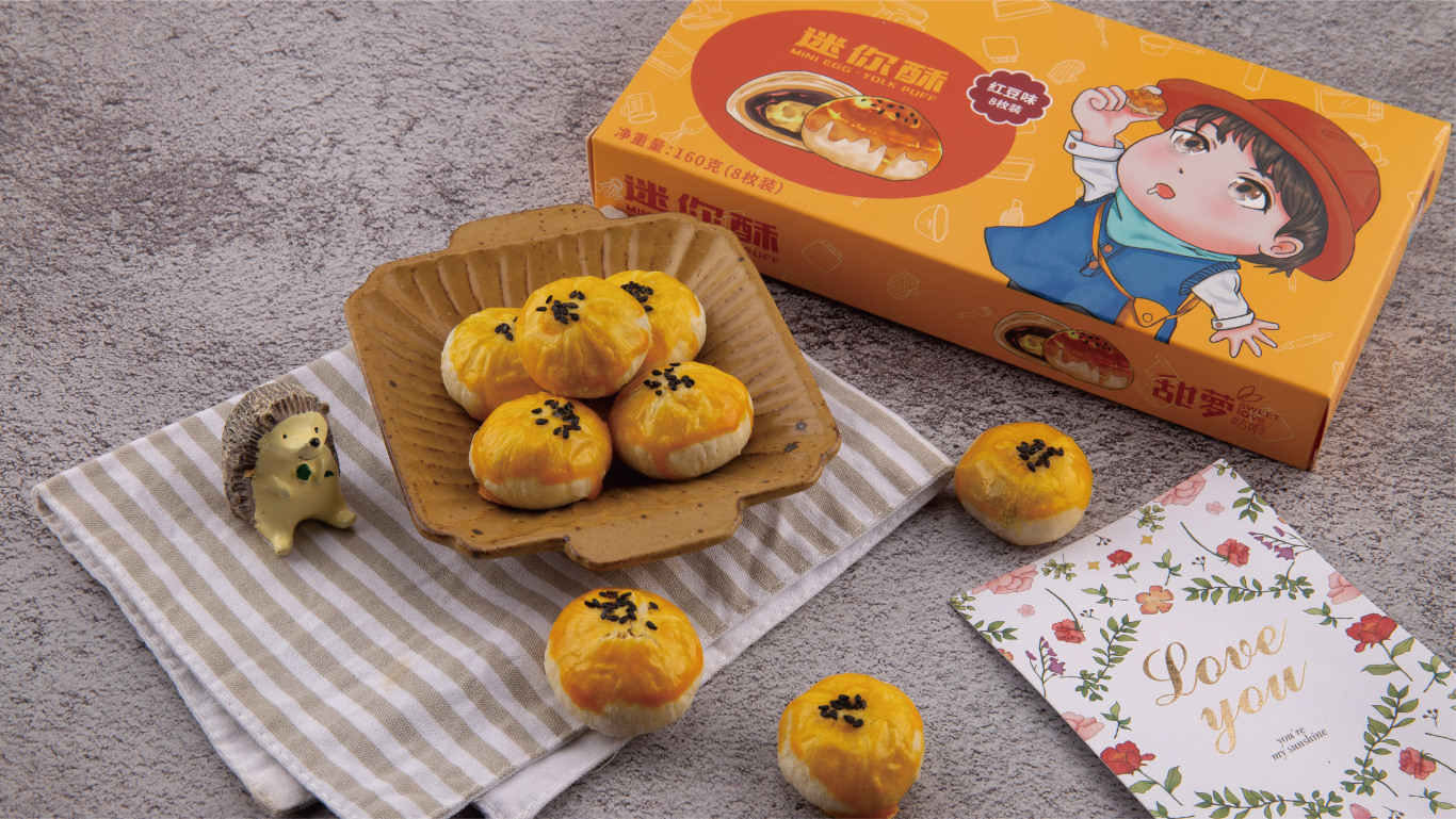 广西甜萝食品有限公司“迷你酥”包装设计图7