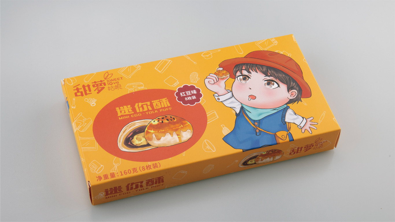 广西甜萝食品有限公司“迷你酥”包装设计图4