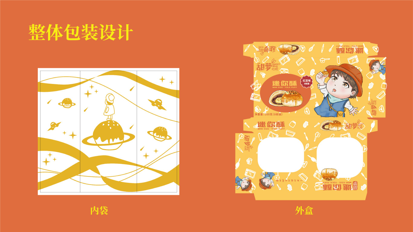 广西甜萝食品有限公司“迷你酥”包装设计图3