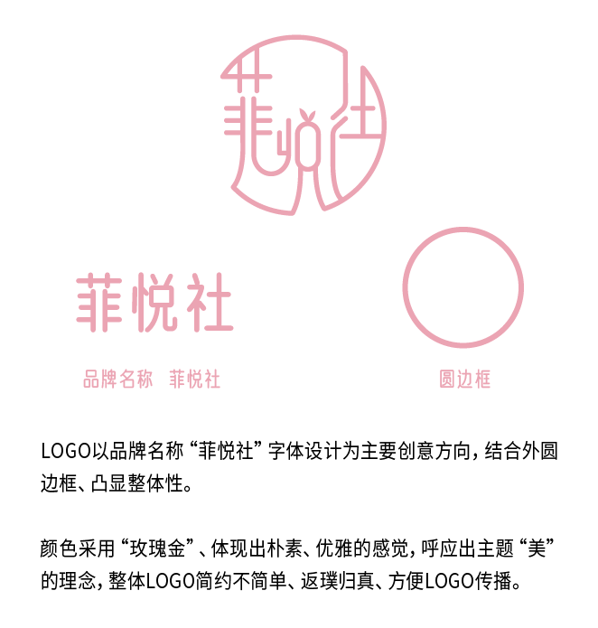 菲悦社皮肤管理中心LOGO设计图0