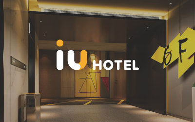 IU酒店+酒店行業+LOGO