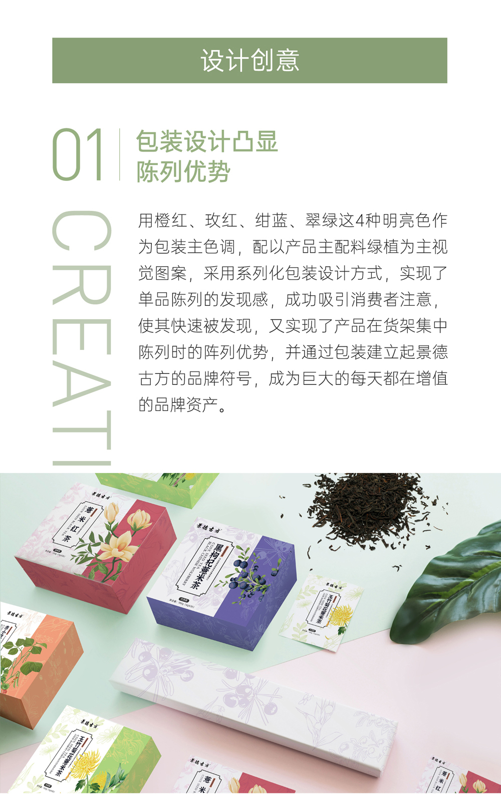 『景德古方』養生花茶系列包裝設計圖5