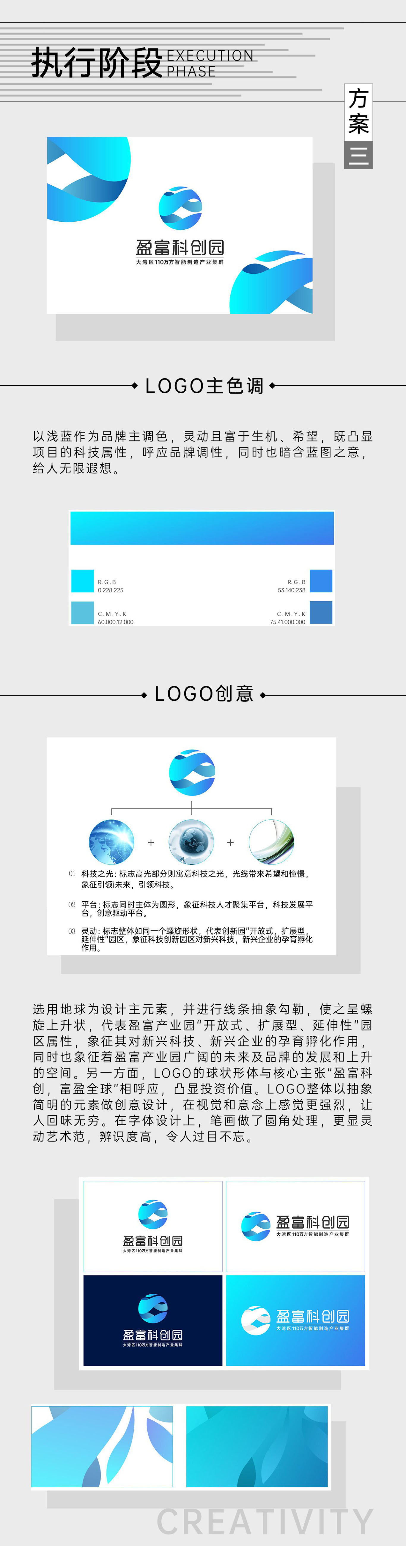 『盈富产业园』地产品牌包装企业VI设计  LOGO设计(方案三)图0