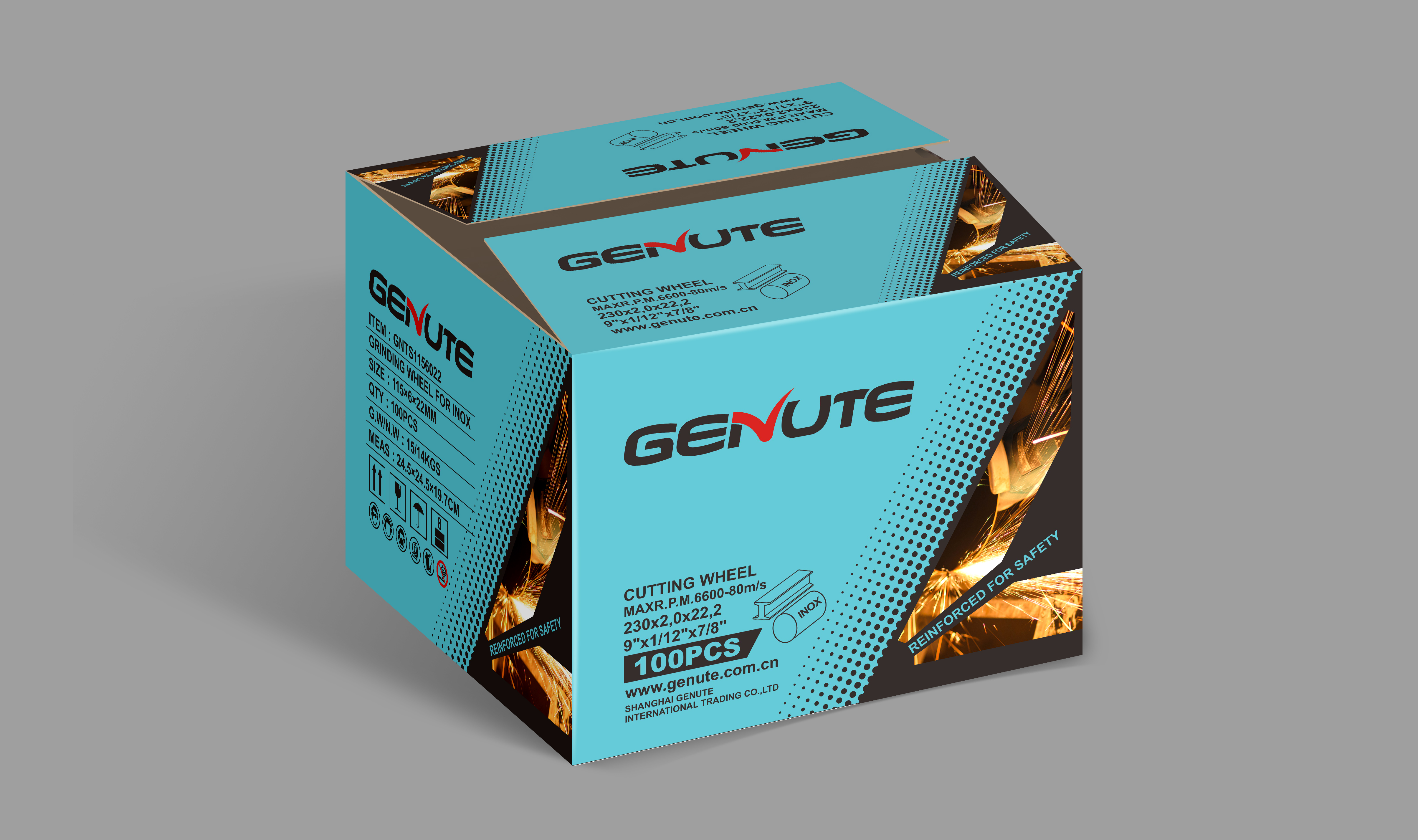 GENUTE五金产品包装设计