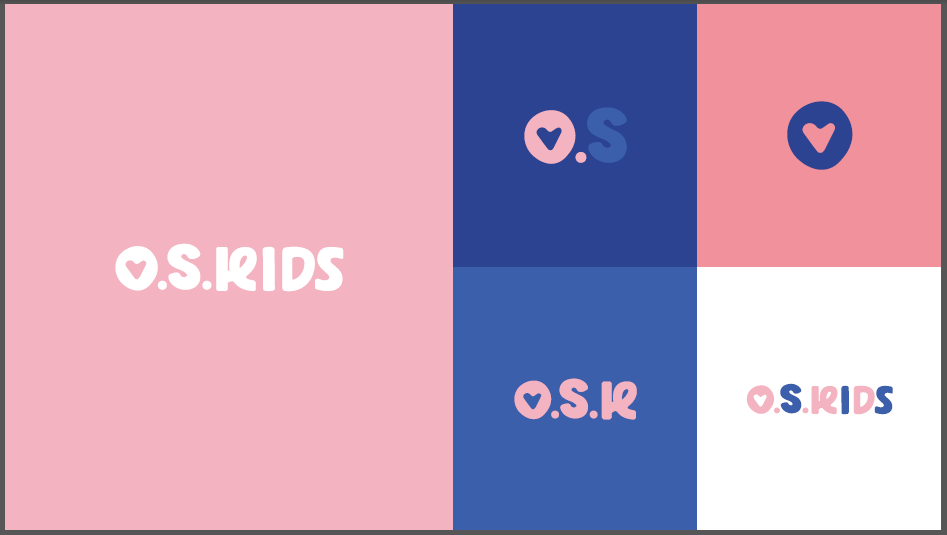 O.S.KIDS童裝品牌LOGO設計中標圖1