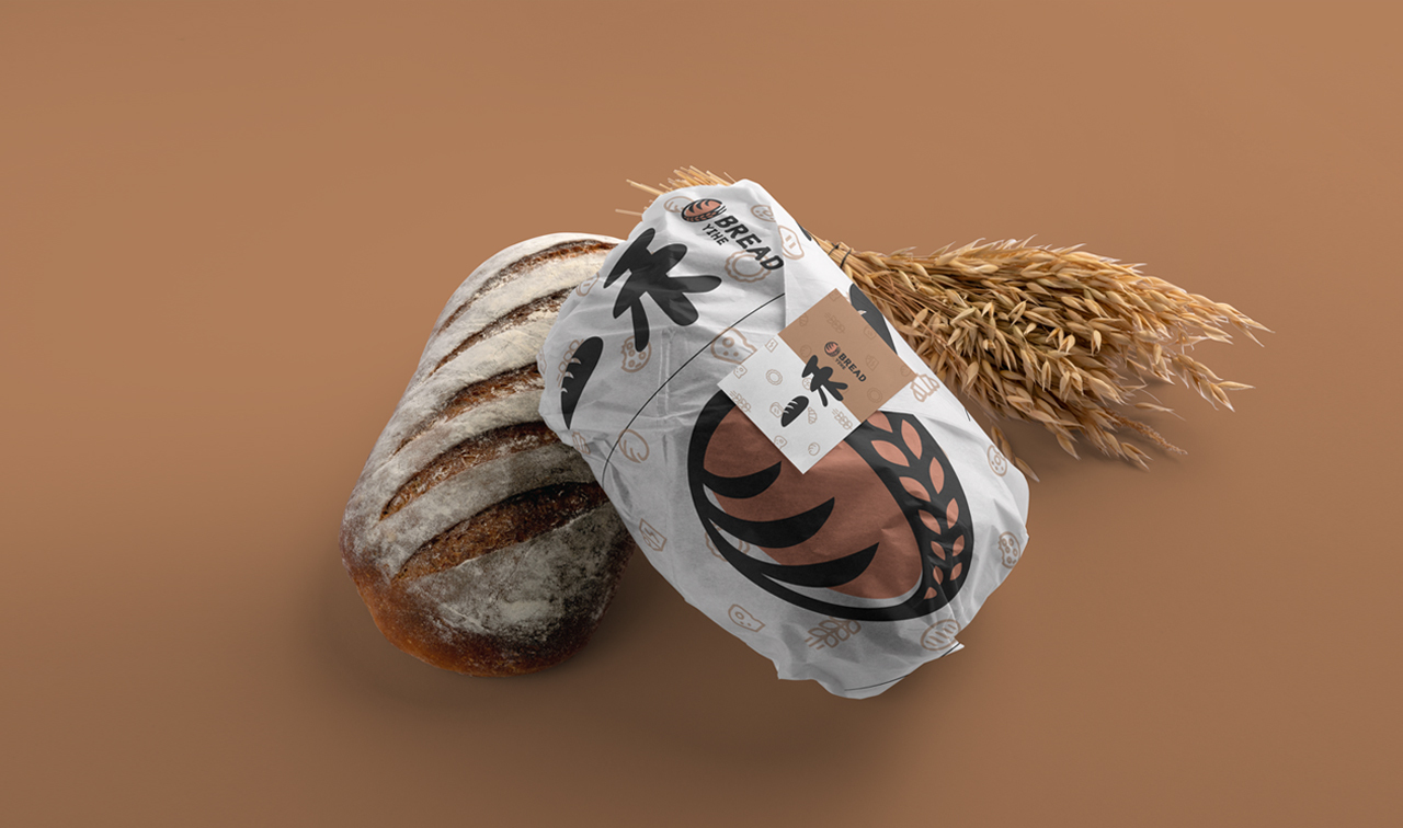 一禾 •YIHE Bread/面包烘焙 品牌包装 VI设计图15