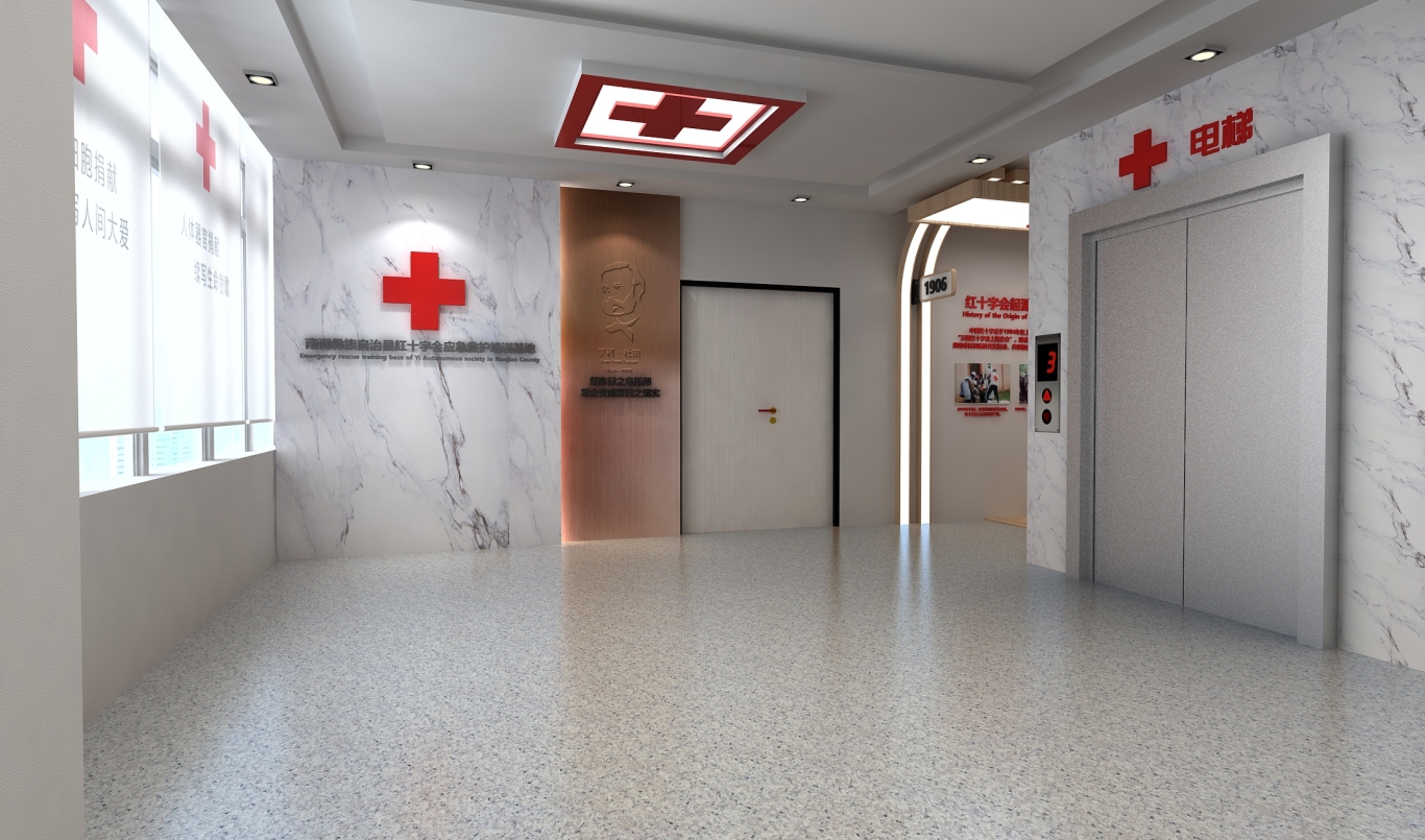 紅十字會展廳、生命安全體驗展廳、創傷急救展廳、應急救護展廳圖0
