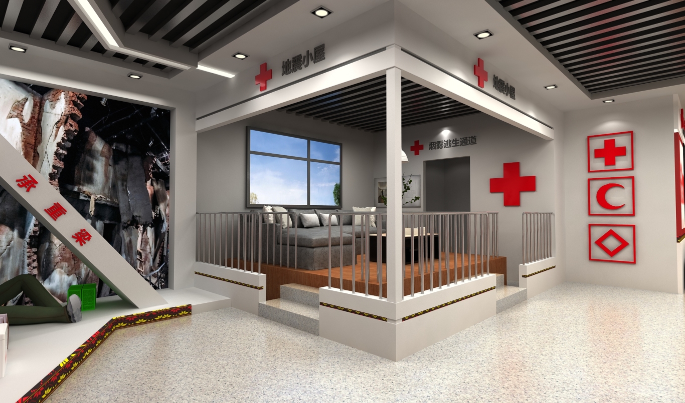 紅十字會展廳、生命安全體驗展廳、創傷急救展廳、應急救護展廳圖8