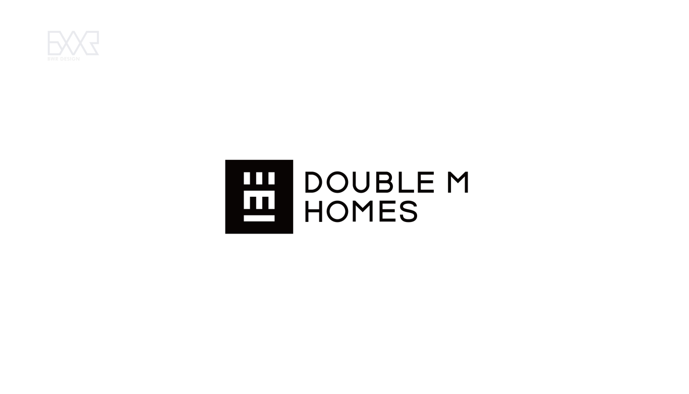  DOUBLE M HOMES标志设计图0