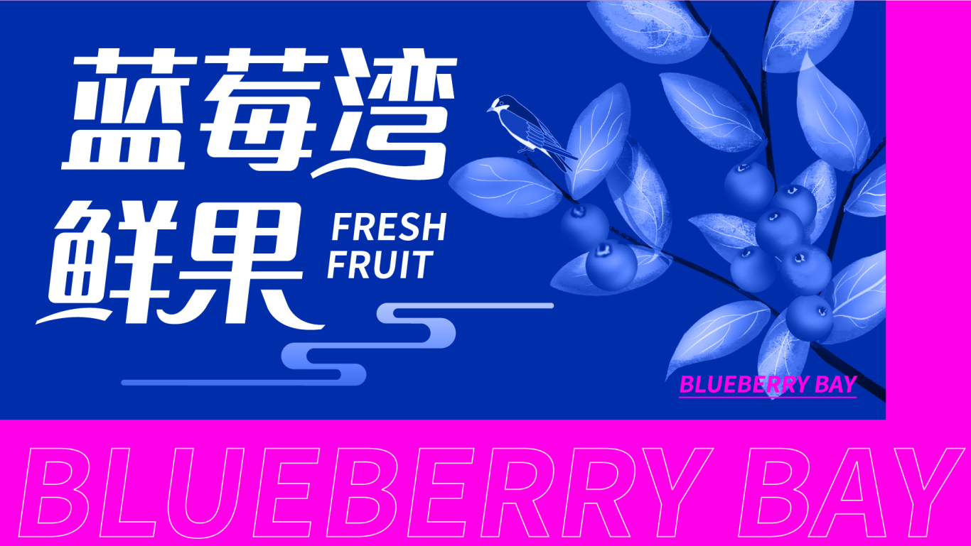 高端藍莓禮盒包裝設計圖2