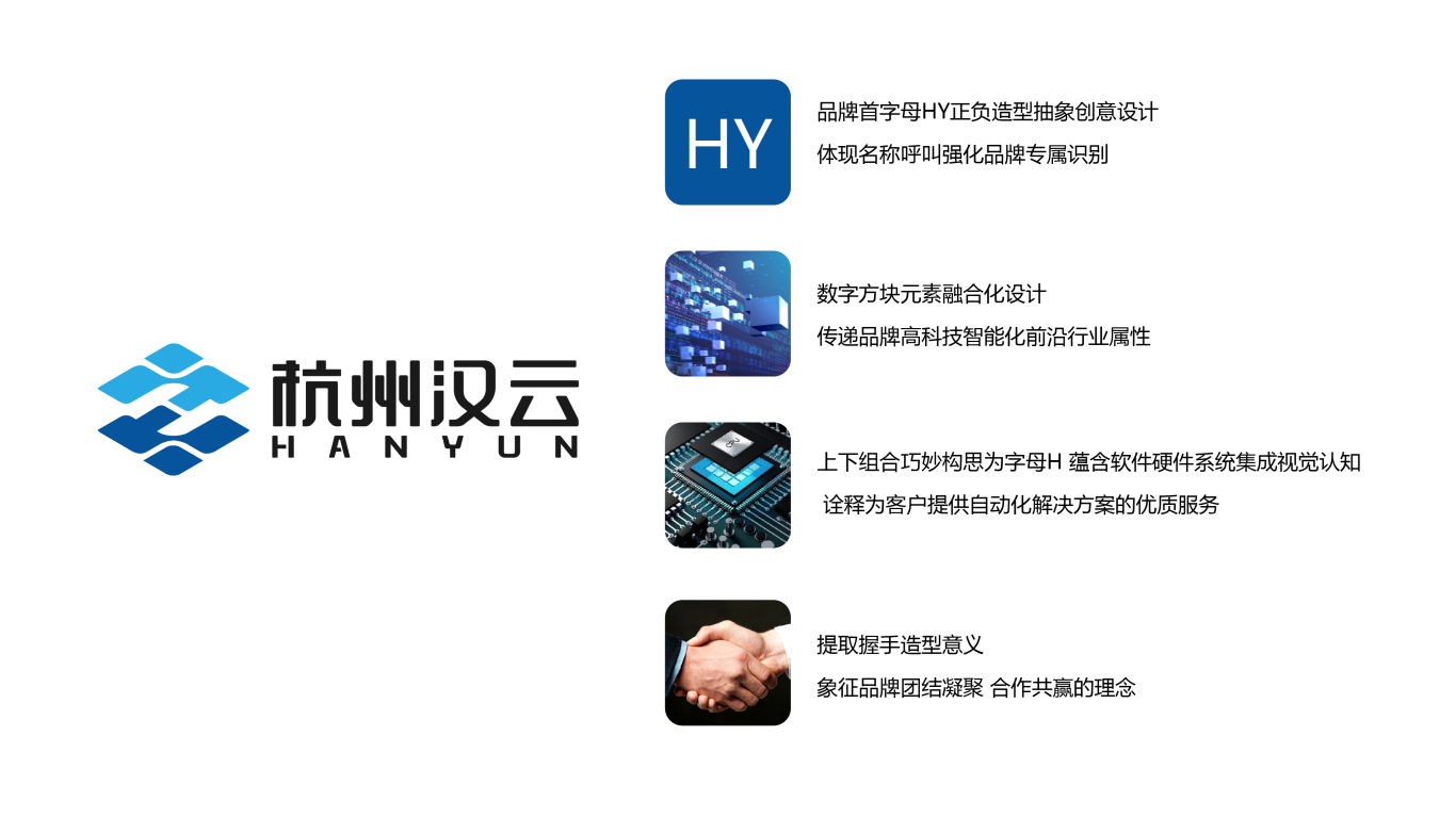 杭州汉云自动化工程LOGO设计中标图1