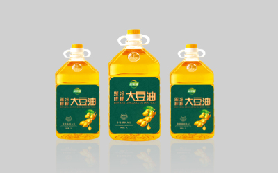 峪京旗大豆油包裝設計