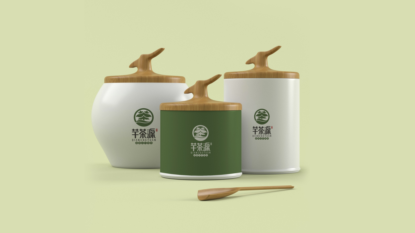 芊茶源茶飲品牌LOGO設計中標圖7