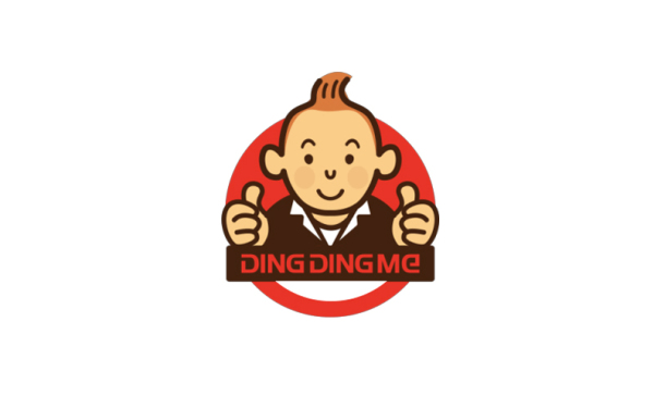 Dingdingme餐饮店logo设计