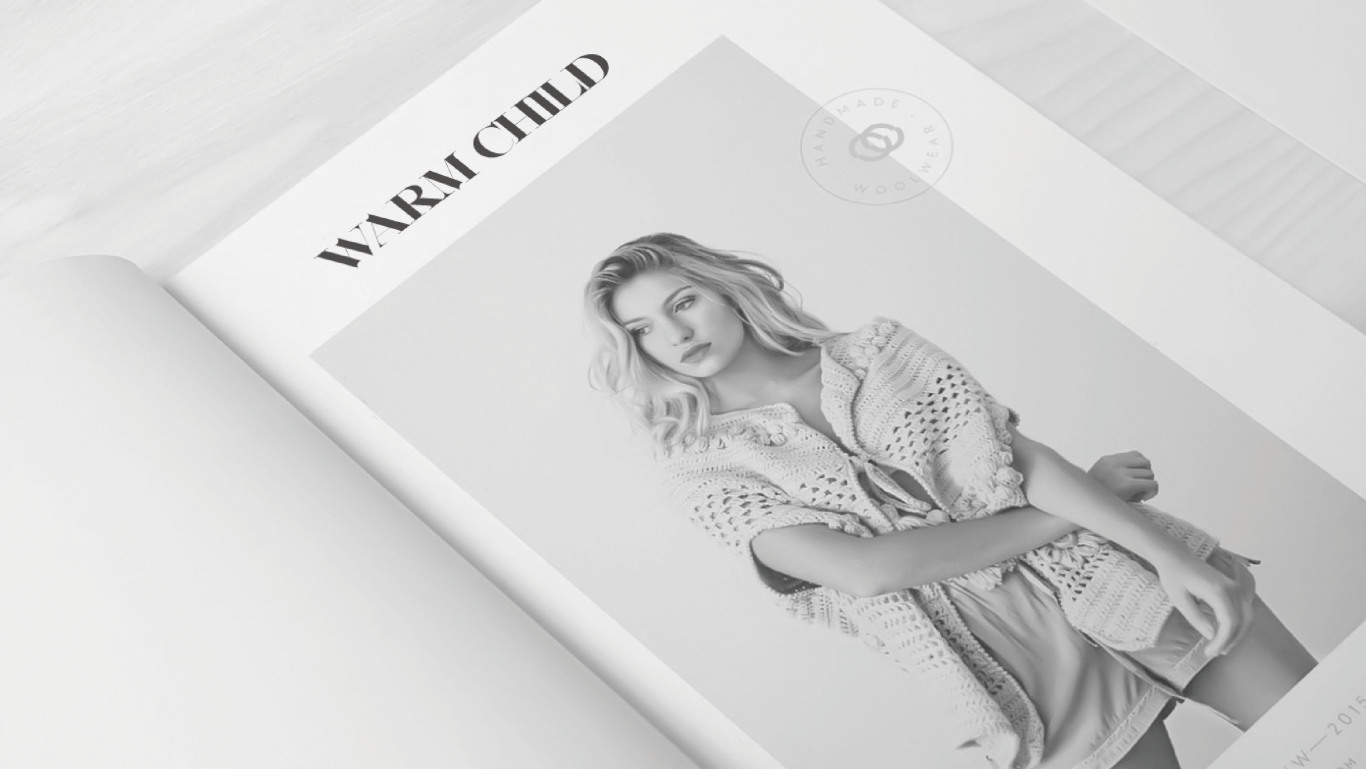 WARM CHILD 女装店宣传品设计案例赏析图4