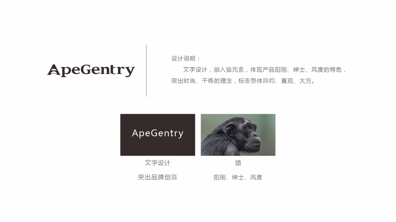 ApeGentry服飾品牌LOGO設計中標圖0