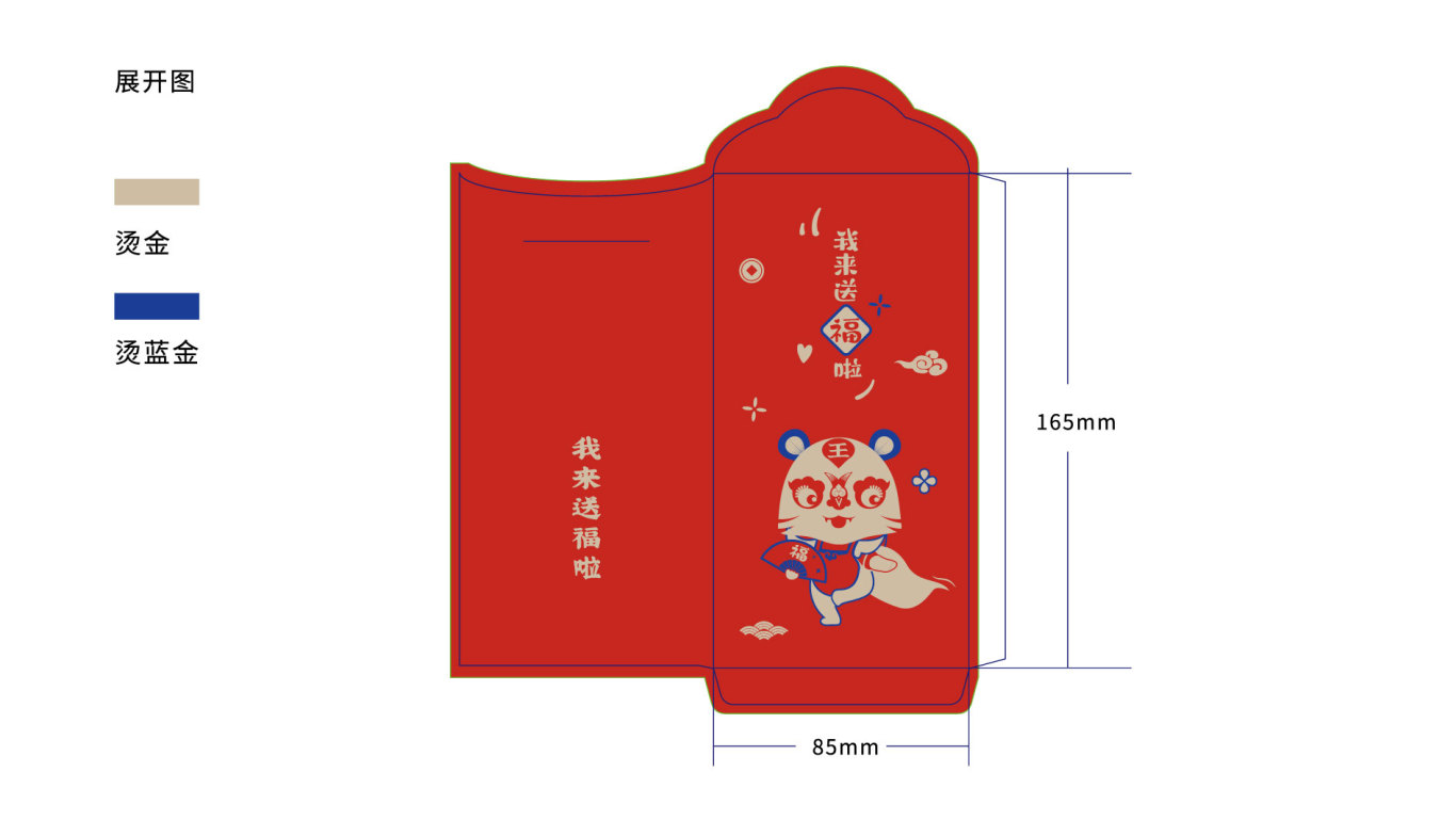 虎年红包吉祥物设计图2