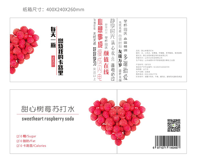 龙翔树莓系列-苏打水-果酒包装设计图8