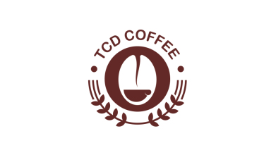 糖扯蛋TCD咖啡飲品LOGO設計