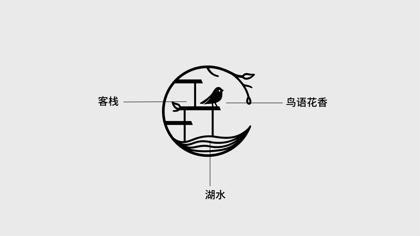 順憶客棧logo設計圖1