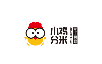 小鸡分米芝士酱鸡餐饮LOGO设计