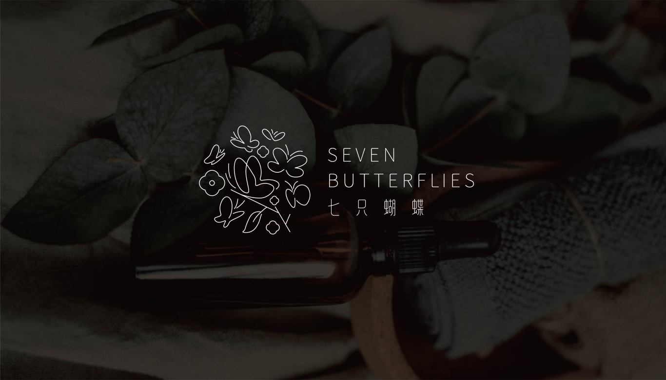 七只蝴蝶护肤品logo设计图6